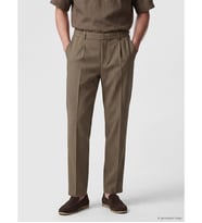 LCW Vision Kahverengi Regular Fit Erkek Pileli Pantolon