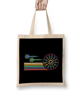 Retro Dartboard Vintage Darts Arrow Dart Player Bullseye Bez Çanta Uzun Saplı
