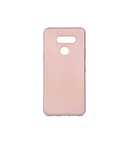 LG K50S Uyumlu Kılıf Zore Premier Silikon Kapak (Rose Gold Altın)