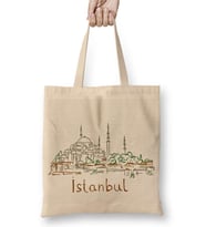 İsmail Abi Bez Çanta Uzun Saplı