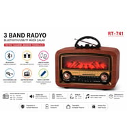 ATASBEY RT-741 Şömine Tasarımlı ve Görünümlü BÜYÜK , Nostalji Bluetooth/USB/Sd/ Radyo Mp3 Player Müzik Kutusu