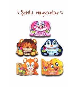 Şekilli Hayvanlar Serisi Set 1  - 5 Kitap