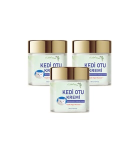 Kedi Otu Kremi 50 ml 3 Adet Kafur Ağacı Yağı İçerikli Ağrı Kremi