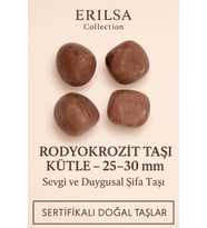 Sertifikalı Rodyokrozit Taşı Kütle 25–30 mm – Sevgi ve Duygusal Şifa Taşı (Çok Renkli)