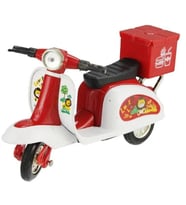 Çek Bırak Metal Vespa Motor 12 Cm - FY361A-12D - Kırmızı