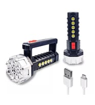 Northcity P-17 17+5 COB LED Işıldak Fener – USB Şarjlı, Su Geçirmez Taşınabilir Lamba