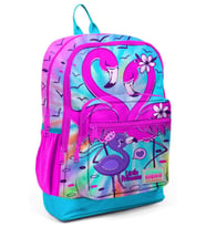 Coral High Mavi Pembe Flamingo İlkokul ve Günlük Sırt Çantası - Kız Çocuk - USB Soketli