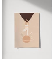 Çerçevesiz Poster Gezegende Sükunet (Çok Renkli)