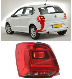 Vw Polo Sol Stop Lambası 2015-2017 6C0945095F