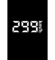 299 Km-h Araba, Motorsiklet, AraçEtiket Cam Sticker 19CM