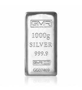 AgaKulche 1000 Gram 999.9 Ayar GMR Külçe Gümüş