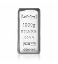 AgaKulche 1000 Gram 999.9 Ayar GMR Külçe Gümüş