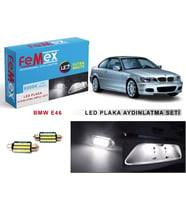 Bmw E46 LED Plaka Aydınlatma Ampul Seti FEMEX Parlak Beyaz