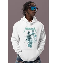 Metallica Rock Metal Baskılı Unisex Oversize Müzik Grubu Hoodie