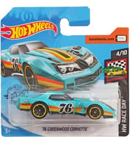 Hot Wheels Sıcak Tekerlekler '76 Greenwood Corvette Hw Yarış Günü 4/10 2020 (Çok Renkli)