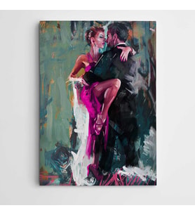 Tango Modern Sanat Kanvas Tablo