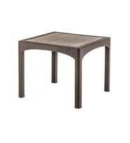 Omnipazar SY-2574 Kahverengi Rattan Kare Masa 50383
