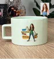 Kişiye Özel Karikatürlü Diyetisyen Lüks Pastel Fincan Tıp Bayramı Hediyesi