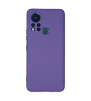 İnfinix Hot 11s Kılıf Nano İçi Kadife Silikon - Mor