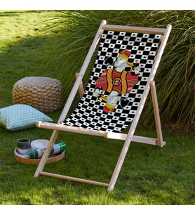 Adawall Poker Man Katlanabilir Şezlong