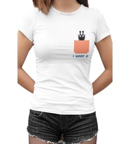I Woof U Beyaz Kadın Tshirt