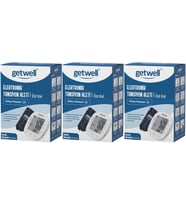 Getwell Konuşan Üst Koldan Tansiyon Aleti - Ölçme Cihazı (Geniş Manşon) (3 Lü Set)