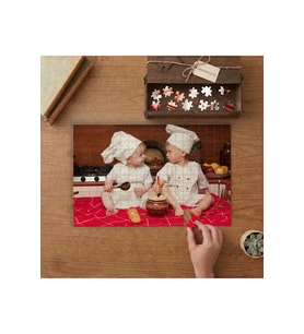 Aşçı Bebekler Tasarımı 240 parça Ahşap Puzzle Ahşap Kutuda MP00681
