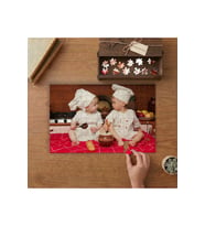 Aşçı Bebekler Tasarımı 240 parça Ahşap Puzzle Ahşap Kutuda MP00681