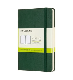 Moleskine Sert Kapak Defter Mersin Yeşili (Çizgisiz - 13x21)