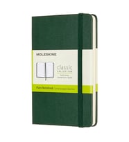 Moleskine Sert Kapak Defter Mersin Yeşili (Çizgisiz - 13x21)