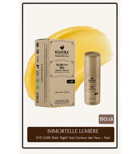 KUATRA Immortelle Lumière Göz Çevresi Stick – Gece Bakımı Canlanmış Göz Çevresi Antioksidan Etki