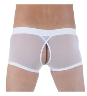 Giyim  Br291122 Transparan Arkası Açık Mini Boxer