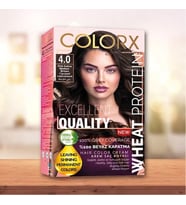 Colorx Saç Boyası Tek Set - 4.0 Orta Kahve