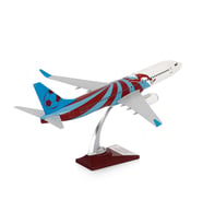 ZekUpp - Maket Uçak - Boeing 737-800 1/100 - BORDO MAVİ TARAFTAR Özel Tasarım Model Uçak