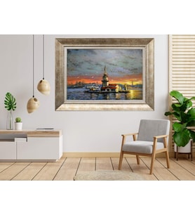 Gümüş Çerçeveli Tablo nb524