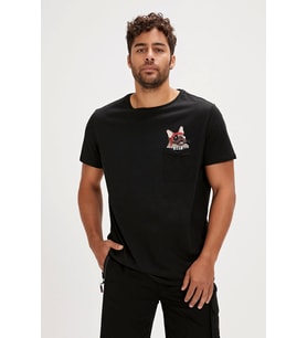 BAD BEAR Gotcha Night Men's T-Shirt (Siyah)