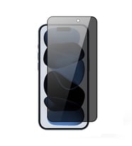 Apple iPhone 17 Air Uyumlu Zore Rika Premium Privacy Temperli Cam Ekran Koruyucu (Siyah)