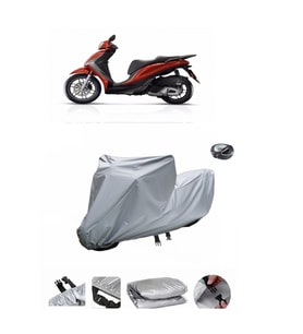 Piaggio Medley 150  Su Geçirmez Motosiklet Brandası ARKA ÇANTA UYUMLU