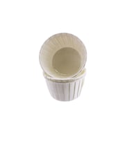 Cupcake Kalıbı Büyük Boy Düz Renk  62*40 MM (100 Adet)  Beyaz