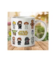 Star Wars Karakterler Iki Tarafı Baskılı Kupa Bardak