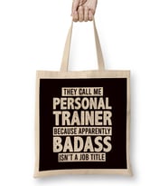 Personal Trainer Workout Bodybuilding Fitness Instructor Gym Bez Çanta Uzun Saplı