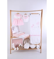 Babydola 10'lu Hastane Çıkışı %100 Pamuk Zıbın Seti Lüks Kız Bebek Takım Yenidoğan Kutulu Hoşgeldin Bebek Hediyesi 11715 (Pembe)