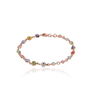 EMILIANO JEWELLERY SİLVER 925 AYAR GÜMÜŞ GÖZ BONCUK BİLEKLİK