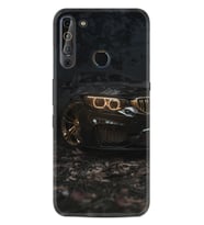 Casper Via X20 Kılıf Silikon Desen Black Car 1768