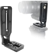 L açılı hızlı değiştirme plakası 1/4 inç tripod plakası, Arca Swiss ile uyumlu