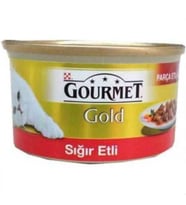 Gourmet Gold Sığır Etli Konserve mama 85 Gr