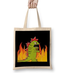 Angry Godzilla Bez Çanta Uzun Saplı