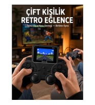 Mey İthalat® 520 Klasik Oyunlu Mini El Konsolu Taşınabilir Oyun Cihazı