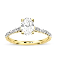 1.25 Karat Oval Tektaş Pırlanta Yüzük
