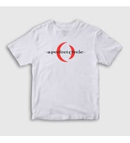 Presmono Unisex Çocuk Beyaz Logo A Perfect Circle T-Shirt 453367tt (Beyaz)